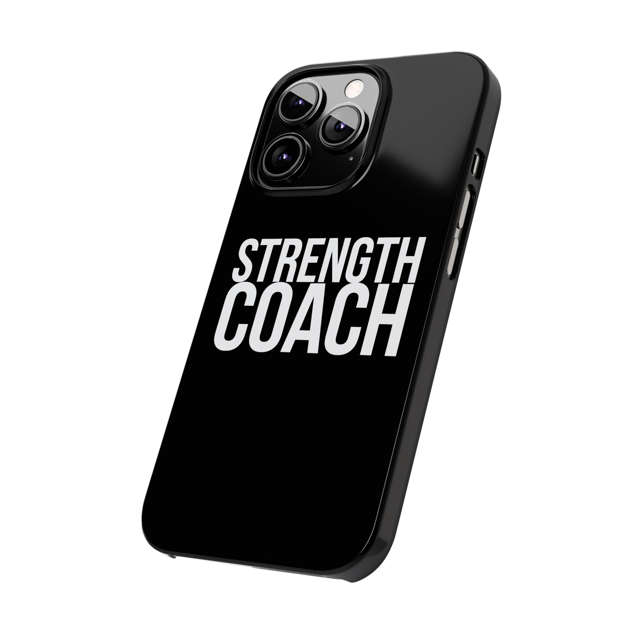 Premium Strength Coach iPhone Case | Strength Coach Gifts Slim Phone Cases