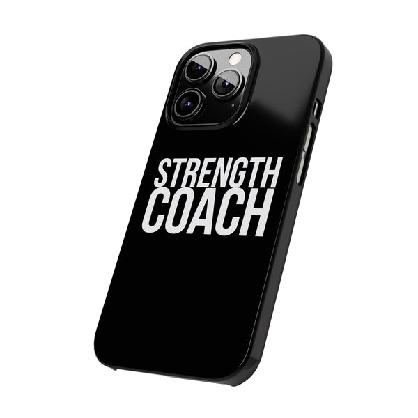 Premium Strength Coach iPhone Case | Strength Coach Gifts Slim Phone Cases