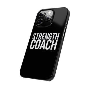 Premium Strength Coach iPhone Case | Strength Coach Gifts Slim Phone Cases Premium Strength Coach iPhone Case | Strength Coach Gifts Slim Phone Cases