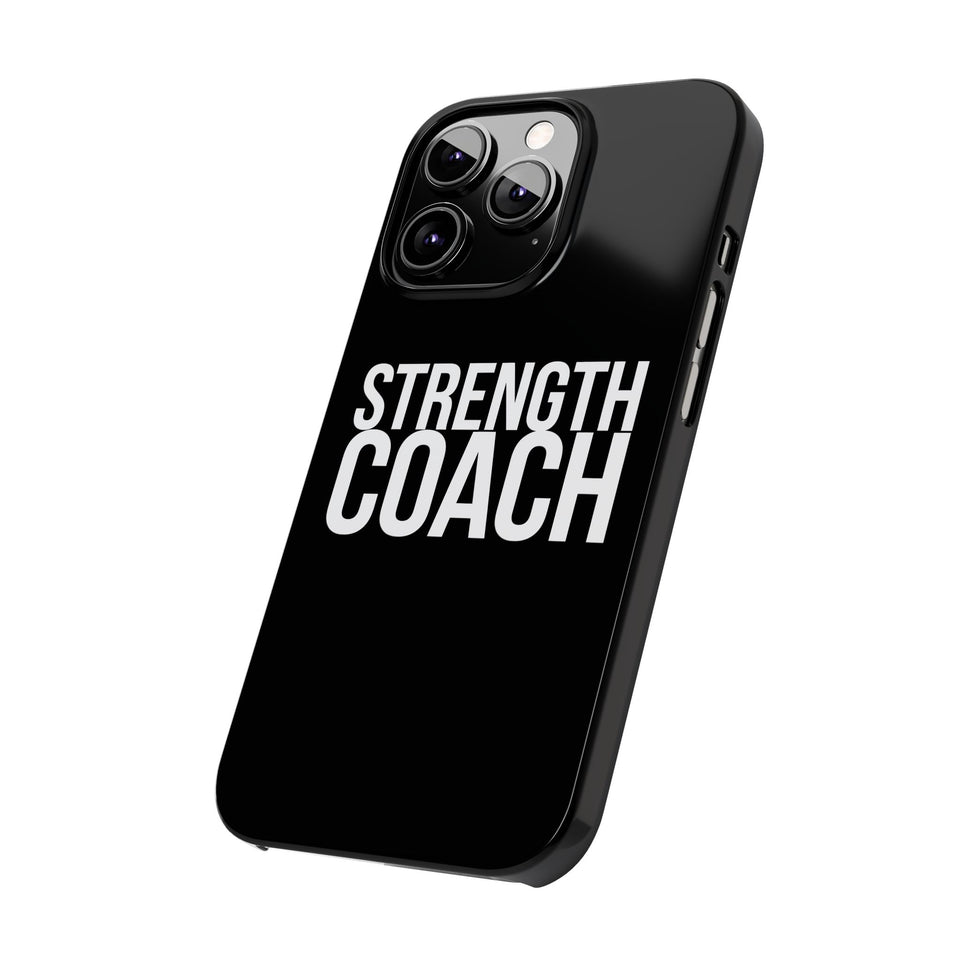 Premium Strength Coach iPhone Case | Strength Coach Gifts Slim Phone Cases