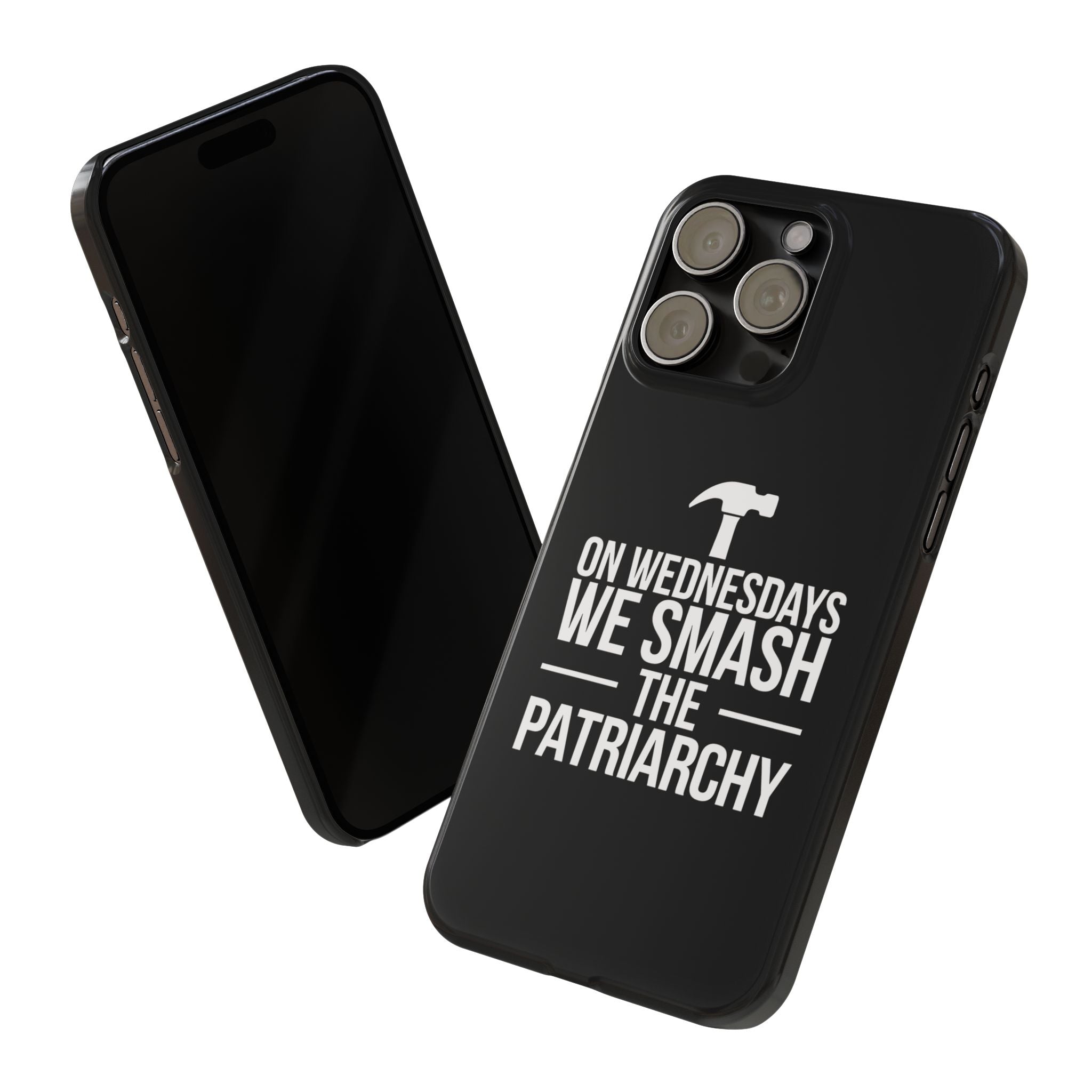 Premium On Wednesdays We Smash The Patriarchy iPhone Case | Feminist Gifts Slim Phone Cases