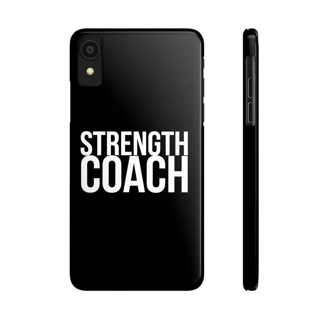 Premium Strength Coach iPhone Case | Strength Coach Gifts Slim Phone Cases