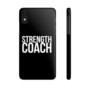 Premium Strength Coach iPhone Case | Strength Coach Gifts Slim Phone Cases Premium Strength Coach iPhone Case | Strength Coach Gifts Slim Phone Cases