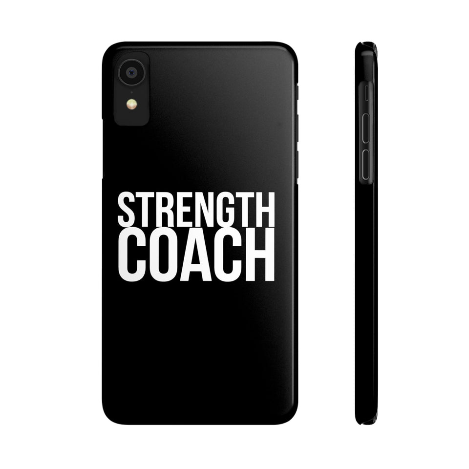 Premium Strength Coach iPhone Case | Strength Coach Gifts Slim Phone Cases