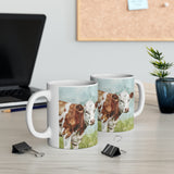 Cow Mug | Coffee Cow Mug | Cow Print Mug | Cow Presents | Highland Cow Mug 2 11oz Cow Mug | Coffee Cow Mug | Cow Print Mug | Cow Presents | Highland Cow Mug 11oz