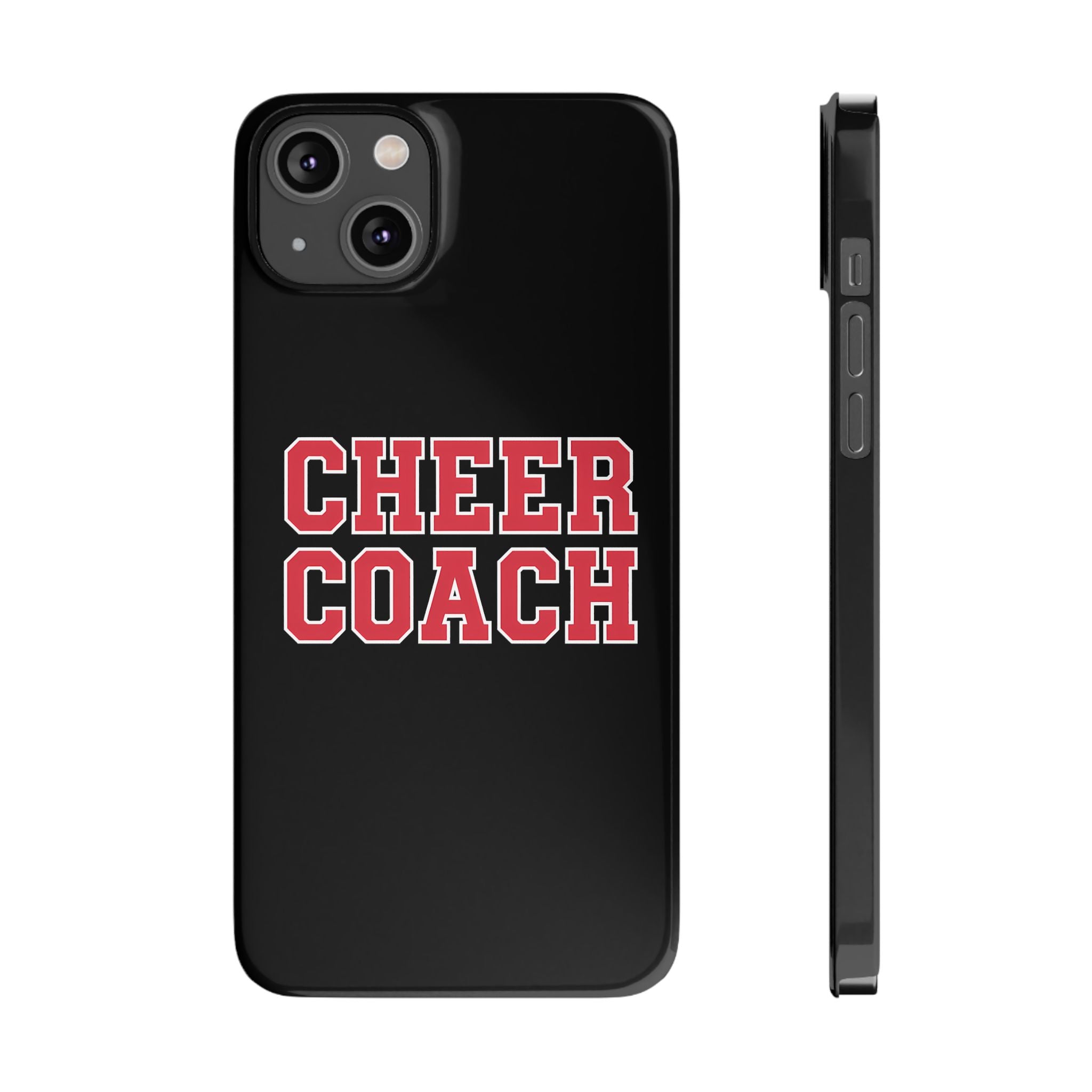 Premium Cheer Coach iPhone Case | Cheer Coach Gifts Slim Phone Cases