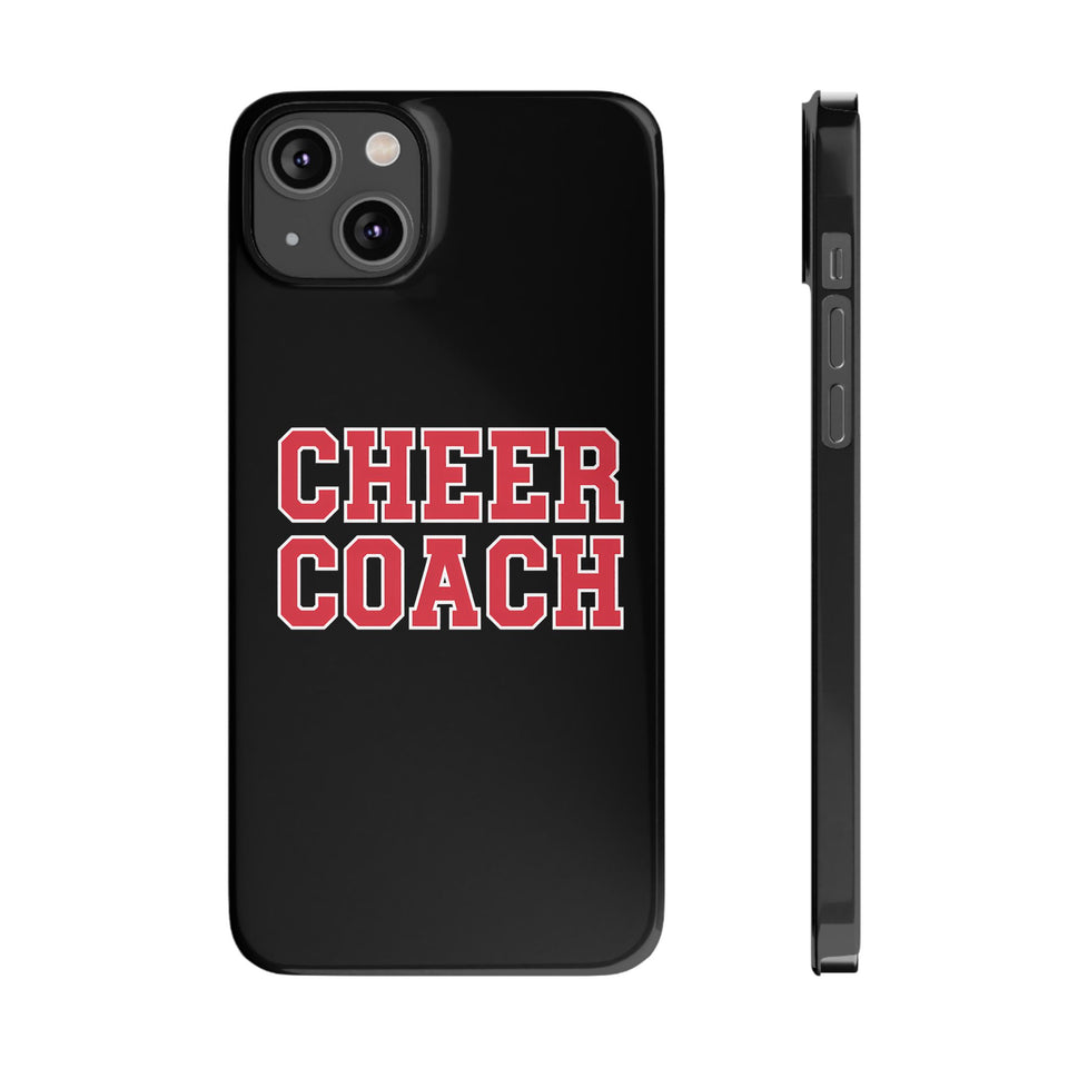 Premium Cheer Coach iPhone Case | Cheer Coach Gifts Slim Phone Cases