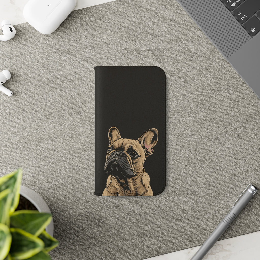 French Bulldog Phone Case | I Love My Frenchie Wallet Phone Case Gifts | IPhone & Samsung Galaxy French Bulldog Flip Cases
