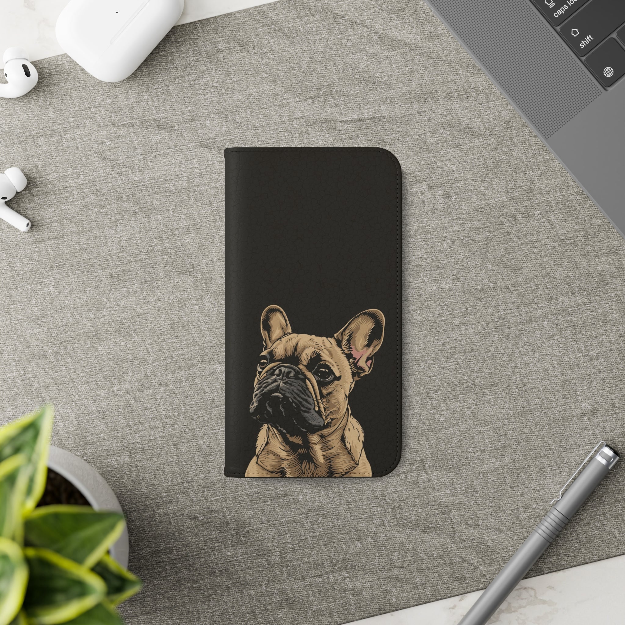 French Bulldog Phone Case | I Love My Frenchie Wallet Phone Case Gifts | IPhone & Samsung Galaxy French Bulldog Flip Cases