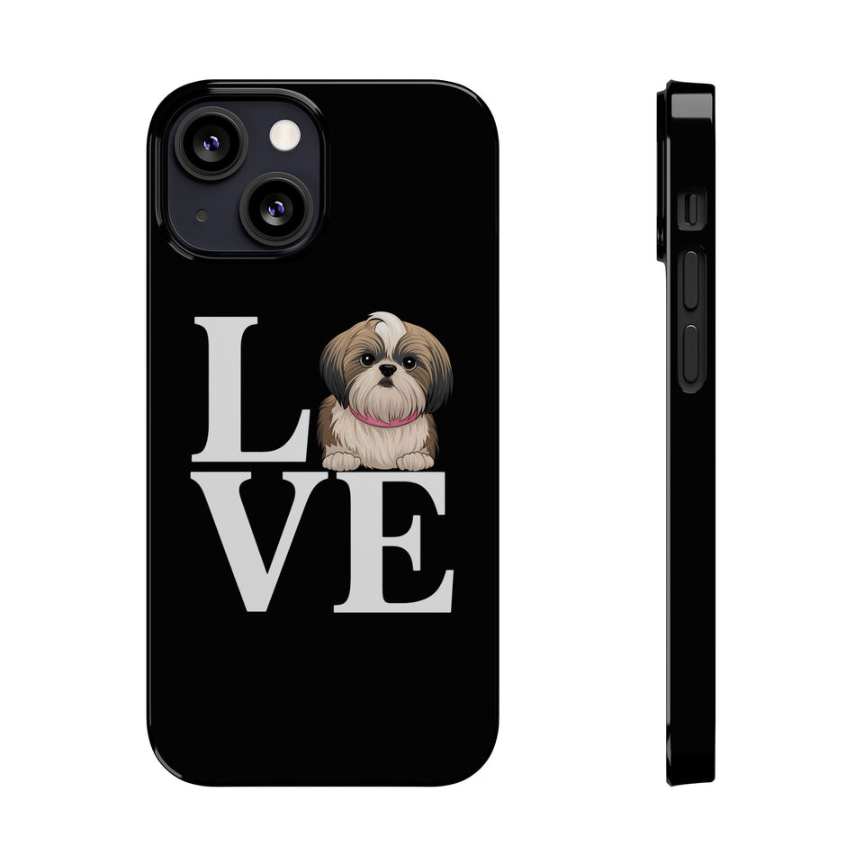 Premium Love Shih Tzu iPhone Case | Cute Shih Tzu Slim Phone Cases