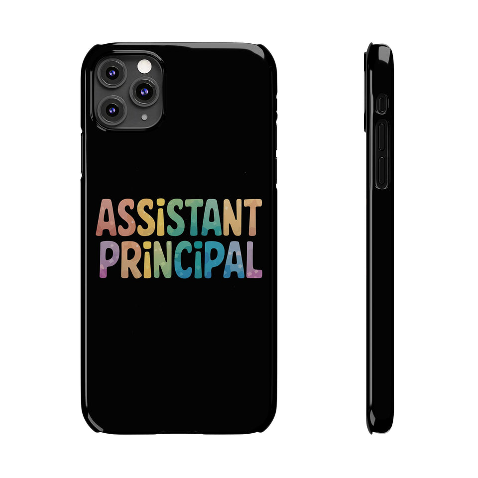 Premium Assistant Principal iPhone Case | Cute Assistant Principal Gifts Slim Phone Cases