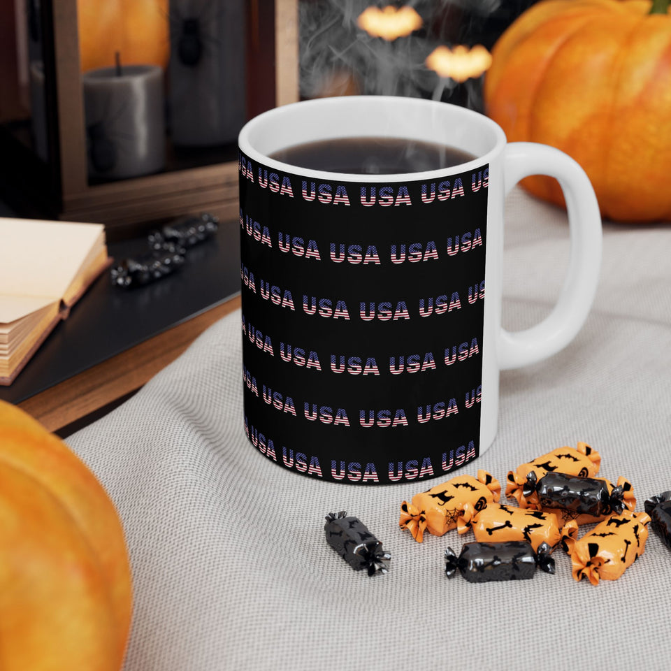USA Flag Mug | USA Gifts | USA Flag Coffee Mug 11oz