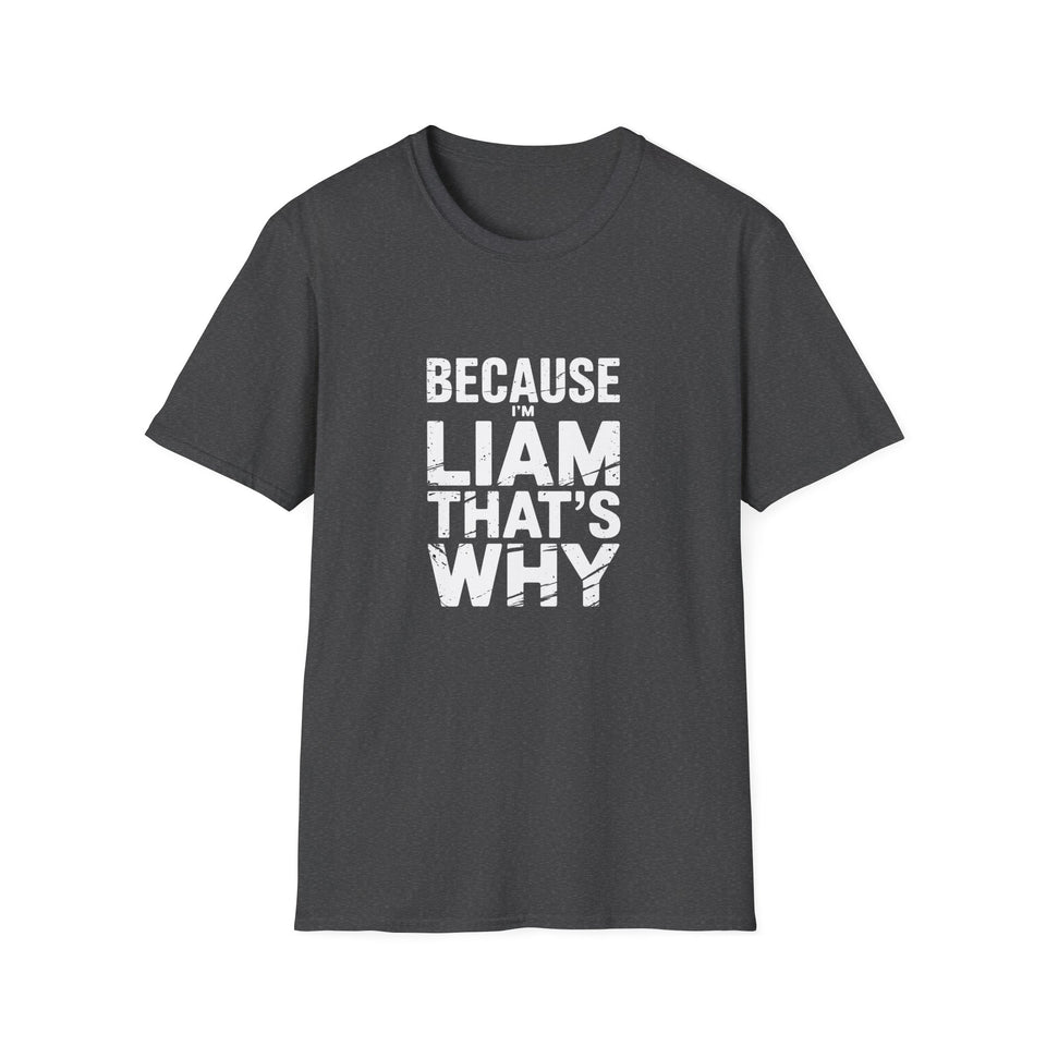 Because I'm Liam That's Why Unisex T-Shirt