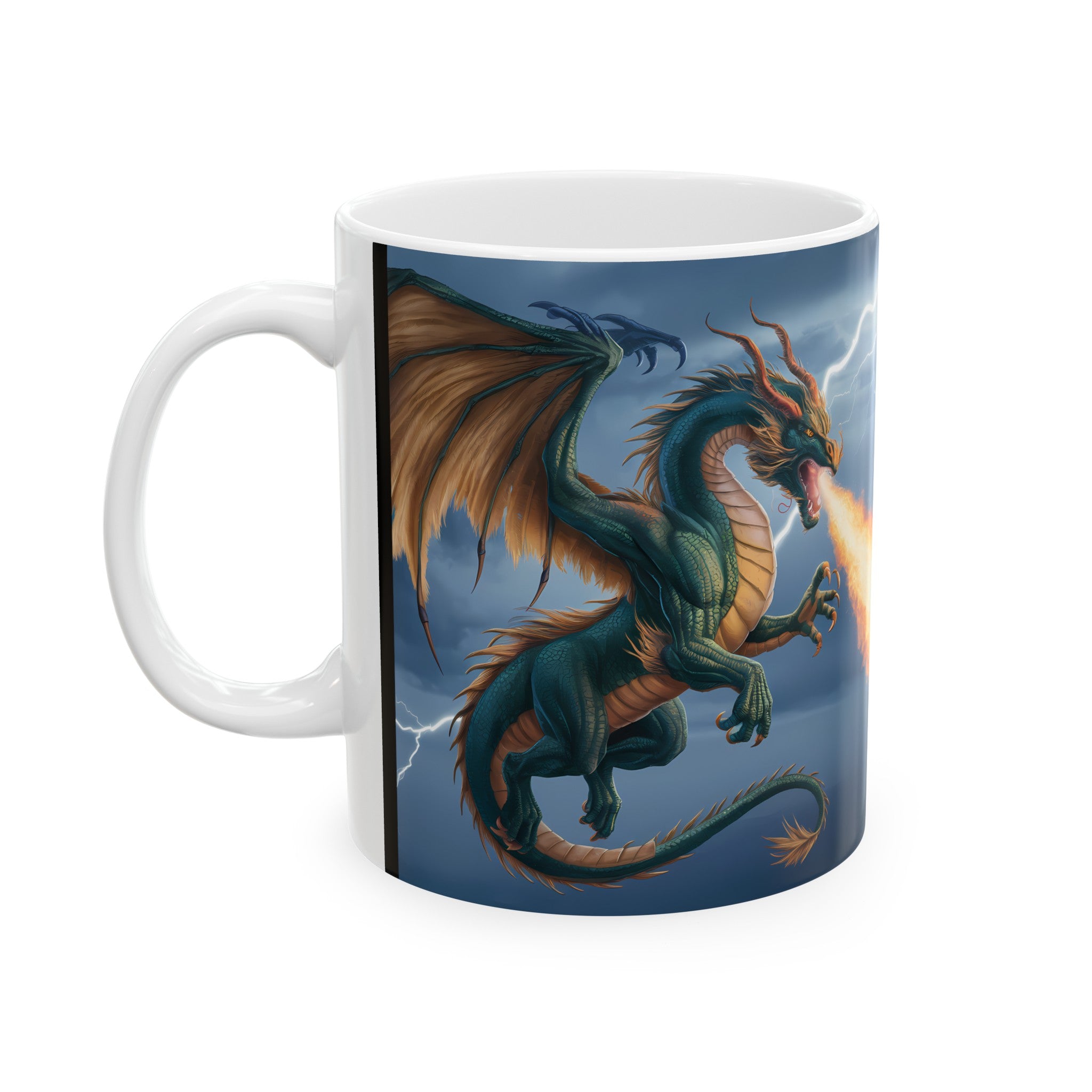 Fantasy Dragon RPG Mug | Role Playing Game Gift | Dragon Coffee Mug | RPG Fantasy Gift Ideas Mug 11oz 3 Main image