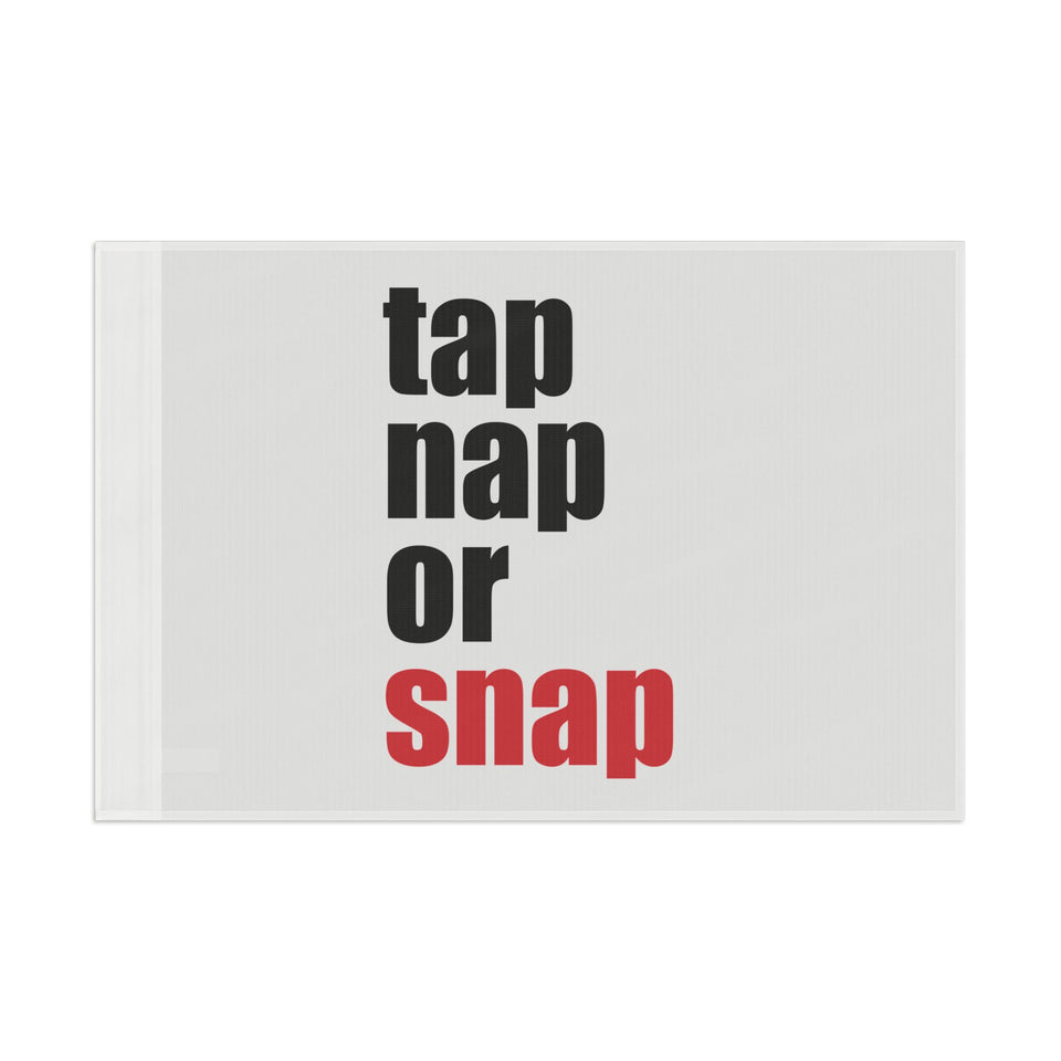 Brazilian Jiu Jitsu Tap Nap Or Snap Flag Banner | BJJ Flag