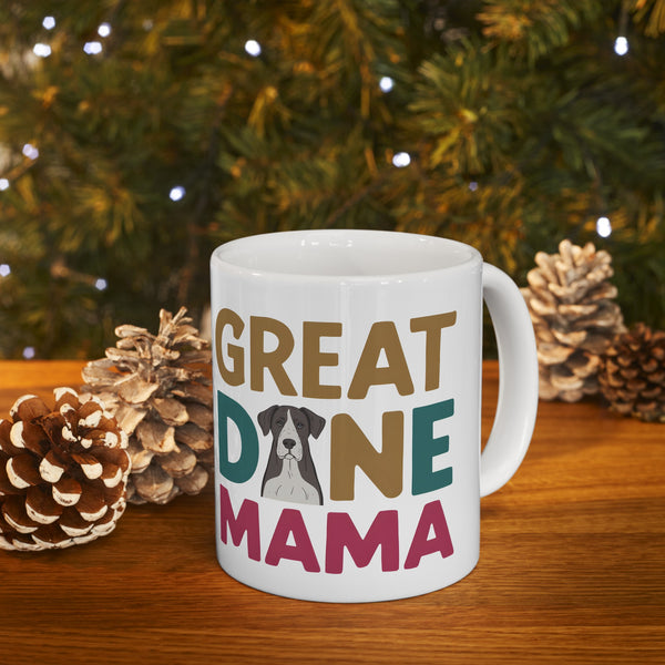 Great Dane Mama Mug 2 | Great Dane Gift | Great Dane Coffee Mug | Great Dane Gift Ideas Mug 11oz