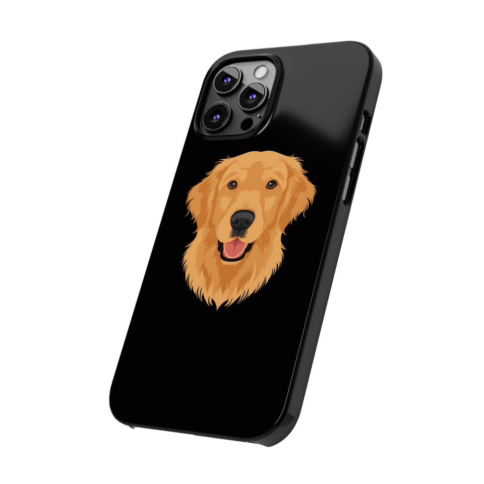 Premium Golden Retriever iPhone Case | Golden Retriever Gifts Slim Phone Cases