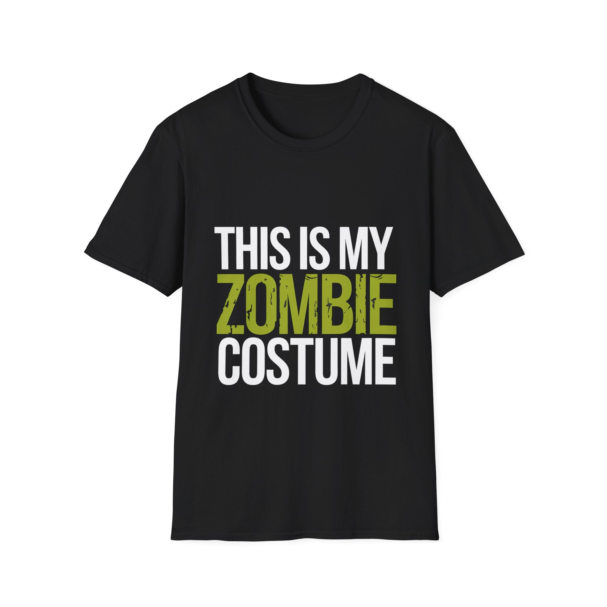 This Is My Zombie Costume T-Shirt | Spooky Zombie Halloween Costume Unisex T-Shirt Secondary image