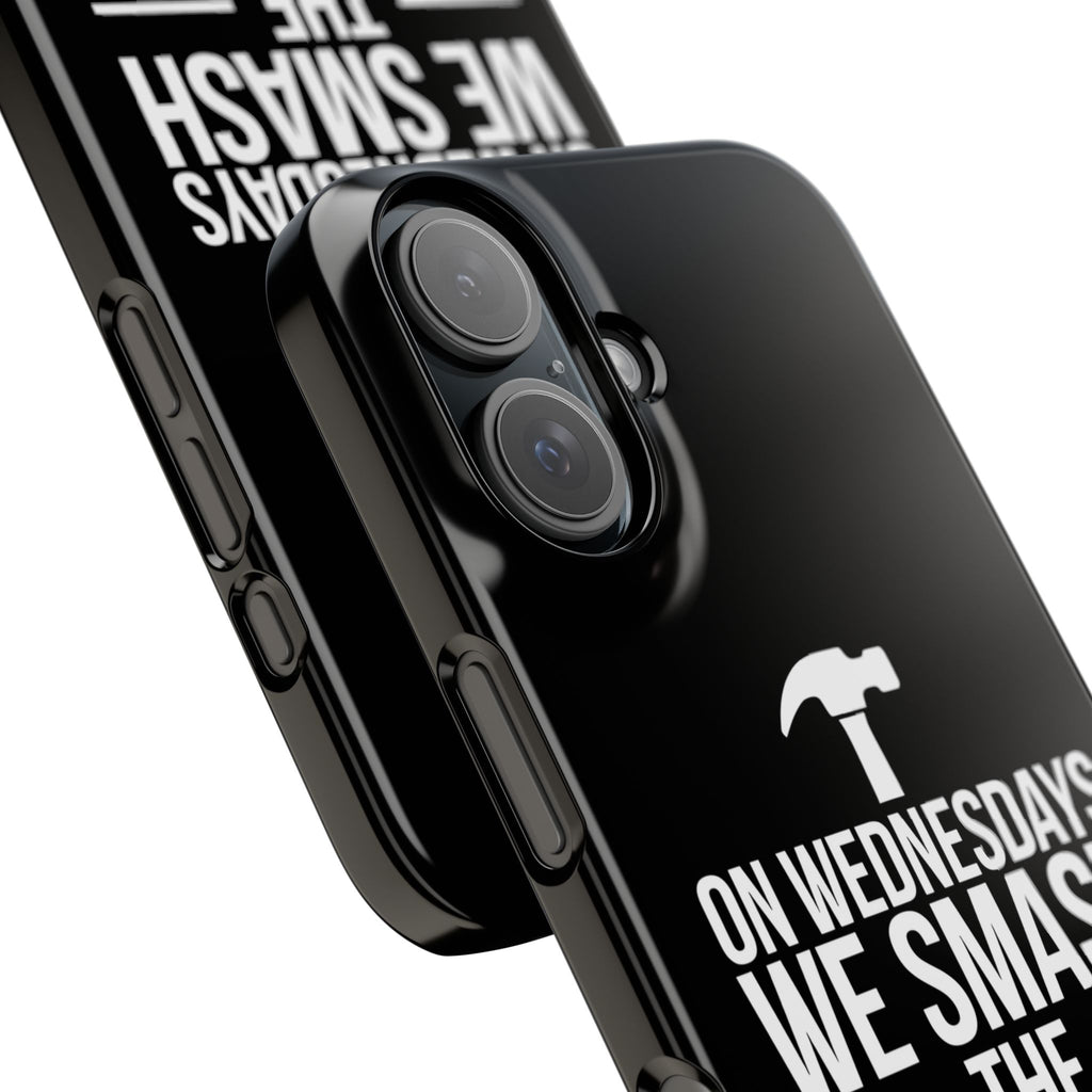Premium On Wednesdays We Smash The Patriarchy iPhone Case | Feminist Gifts Slim Phone Cases