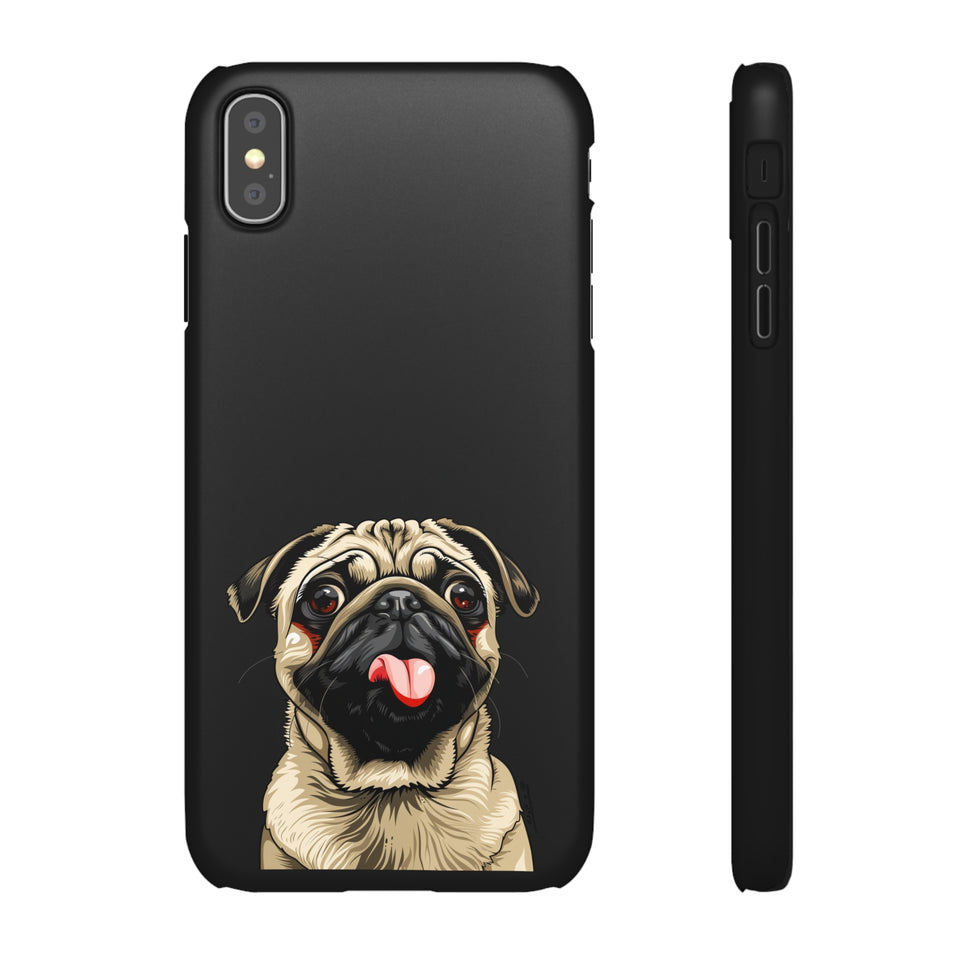 Pug Phone Case | I Love My Pug Phone Case | Pug iPhone & Samsung Galaxy Snap Cases