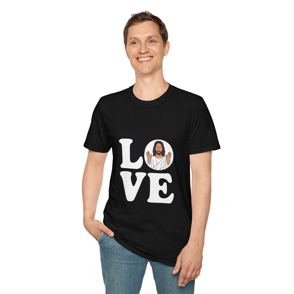 Love Jesus Unisex T-Shirt | Jesus Christianity Faith In Jesus Shirt