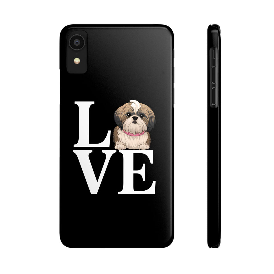Premium Love Shih Tzu iPhone Case | Cute Shih Tzu Slim Phone Cases