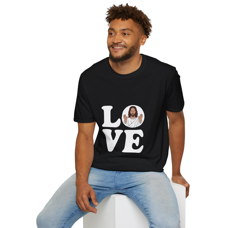 Love Jesus Unisex T-Shirt | Jesus Christianity Faith In Jesus Shirt