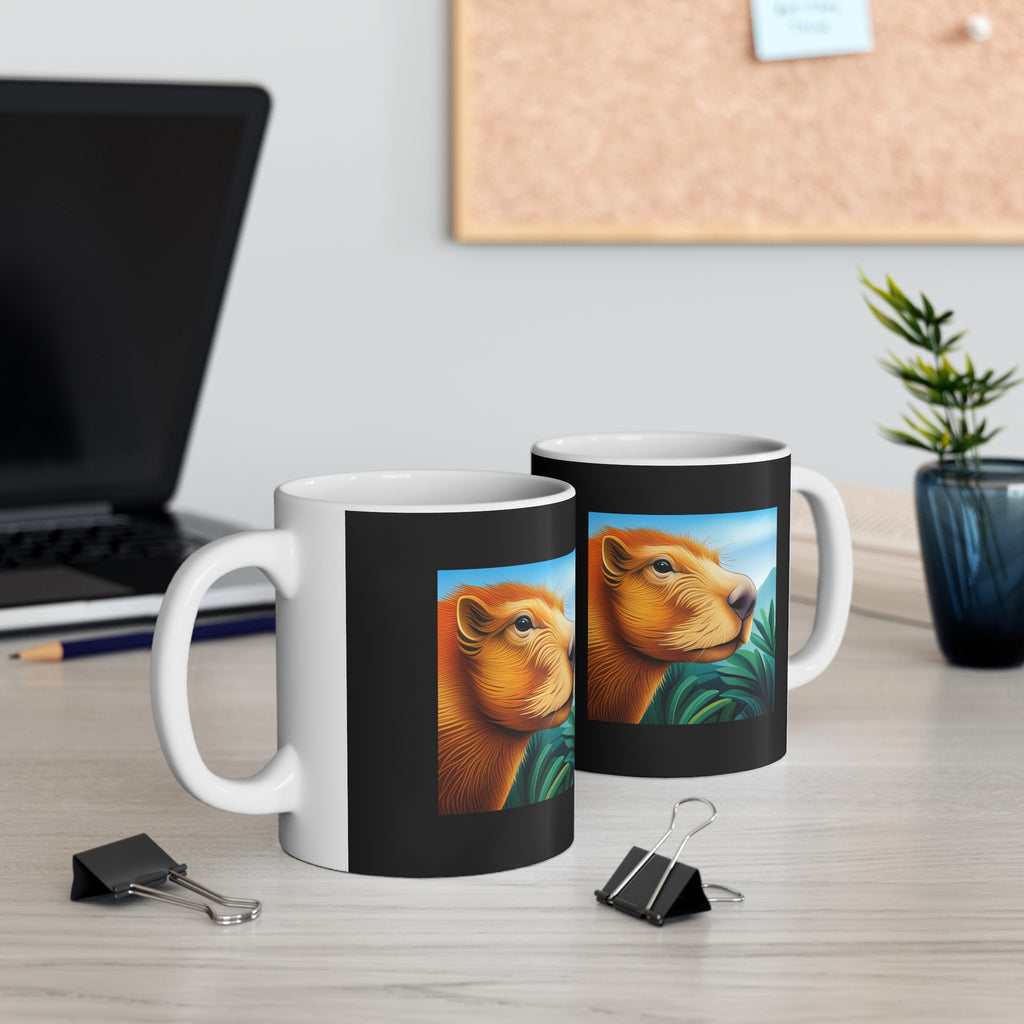Capybara Mug 2 | Capybara Coffee Mug | Cute Coffee Mug 11oz
