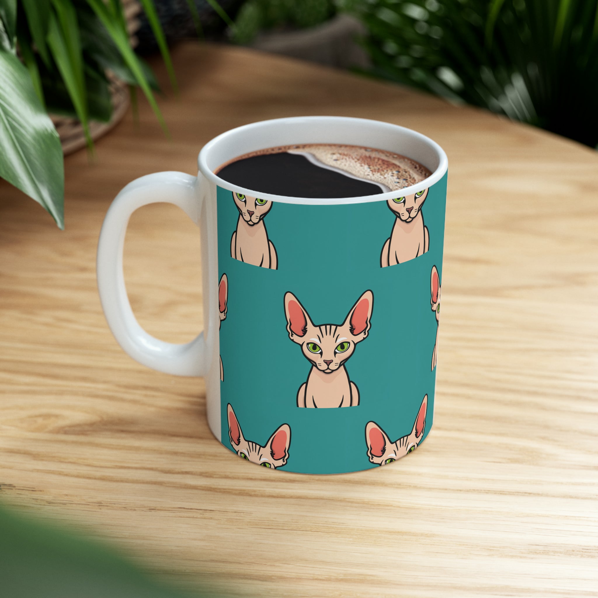 Sphynx Cat Mug | Sphynx Cat Gifts | Hairless Cat Sphynx Presents Cat Ceramic Mug 11oz