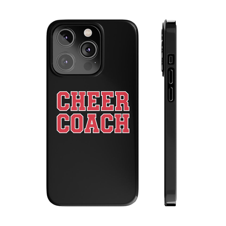 Premium Cheer Coach iPhone Case | Cheer Coach Gifts Slim Phone Cases