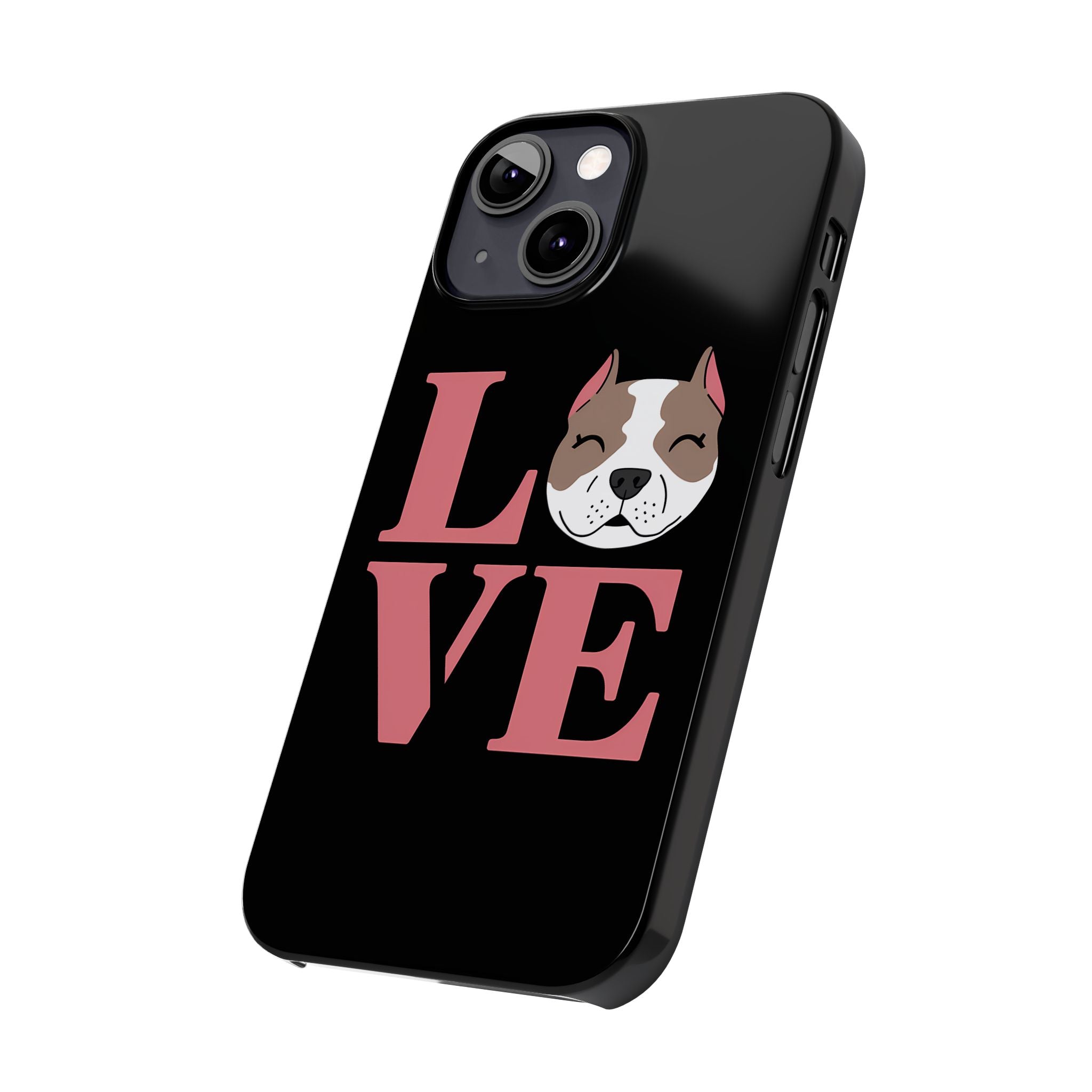 Premium Love Pitbulls iPhone Case | Pitbull Gifts Slim Phone Cases