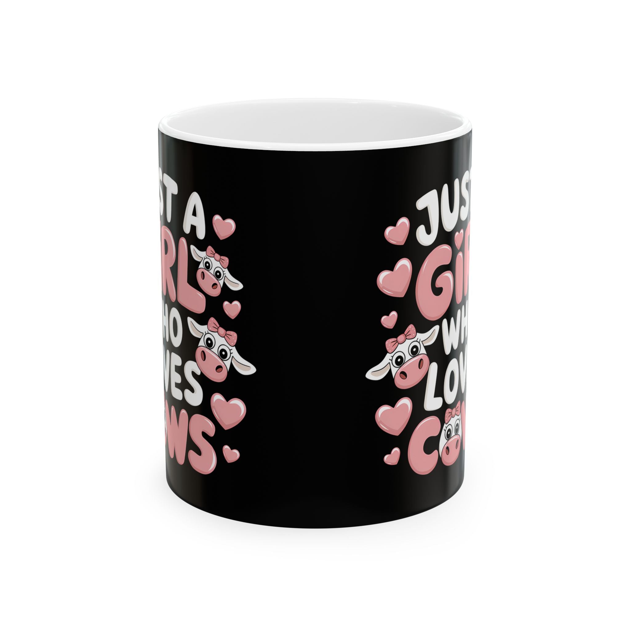 Just A Girl Who Loves Cows Mug | Cow Gifts | Cow Coffee Mug 11oz Secondary image