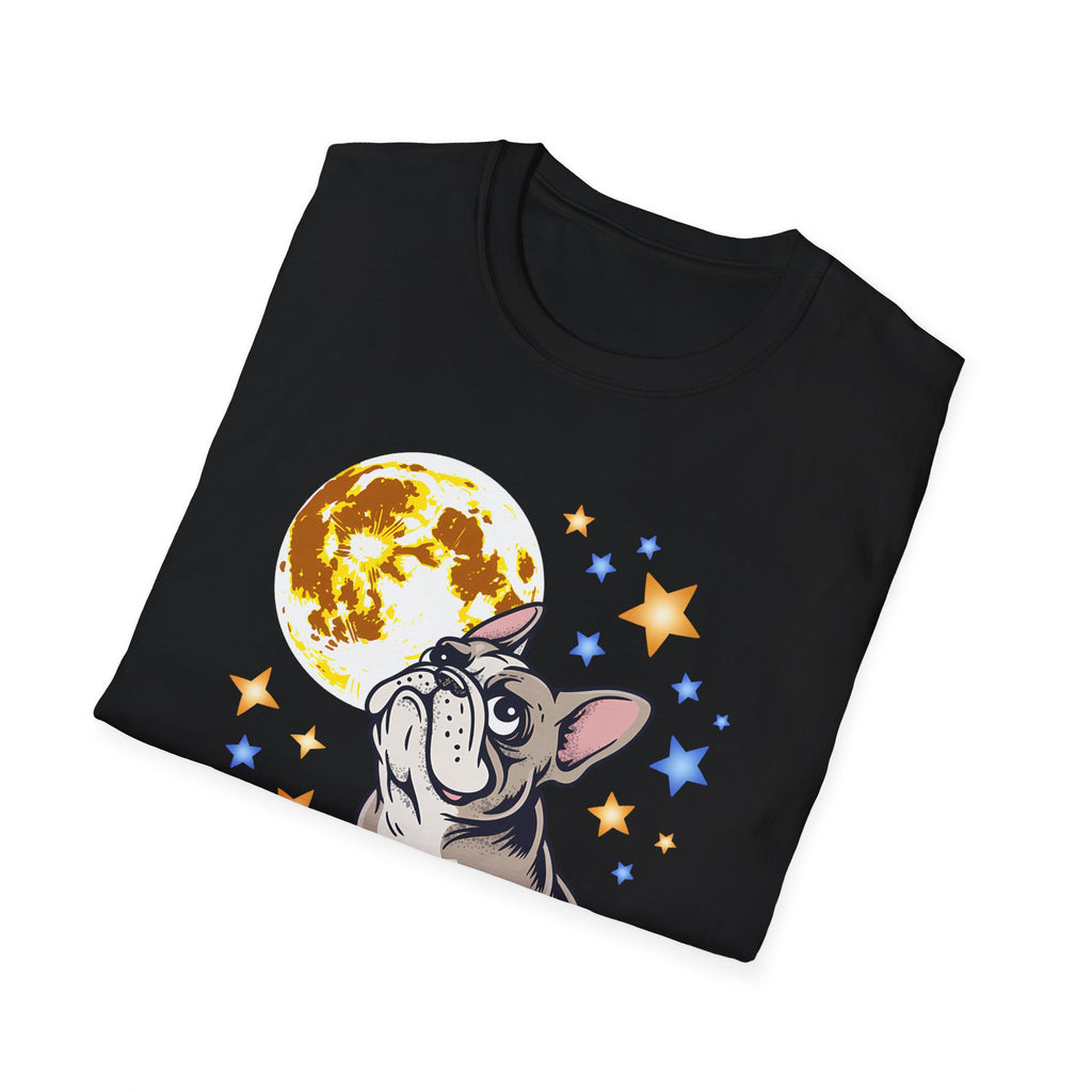 French Bulldog Howling at the Moon T-Shirt