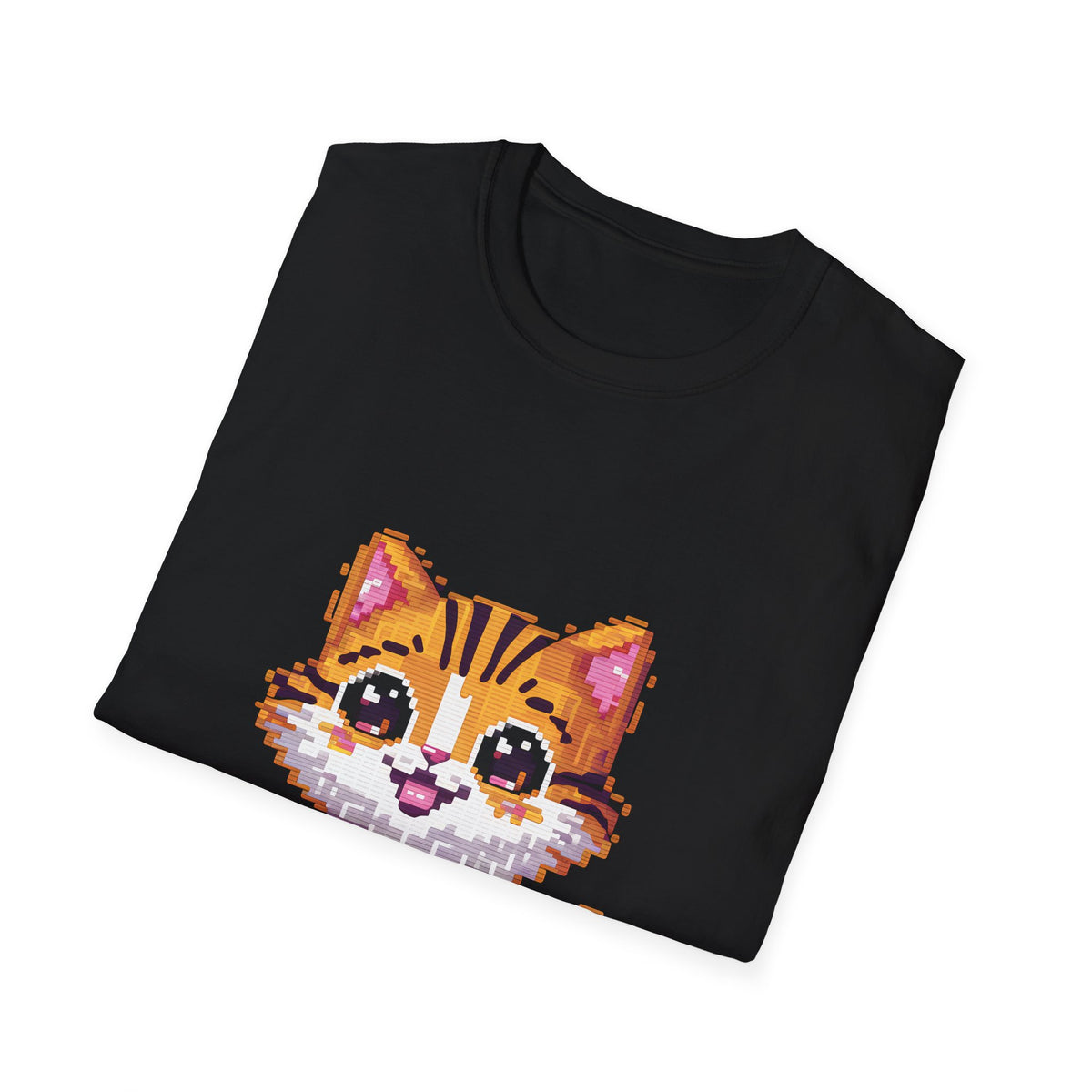 Cute Pixel Cat Shirt | Cat Gift | Unisex Cat T Shirt 2