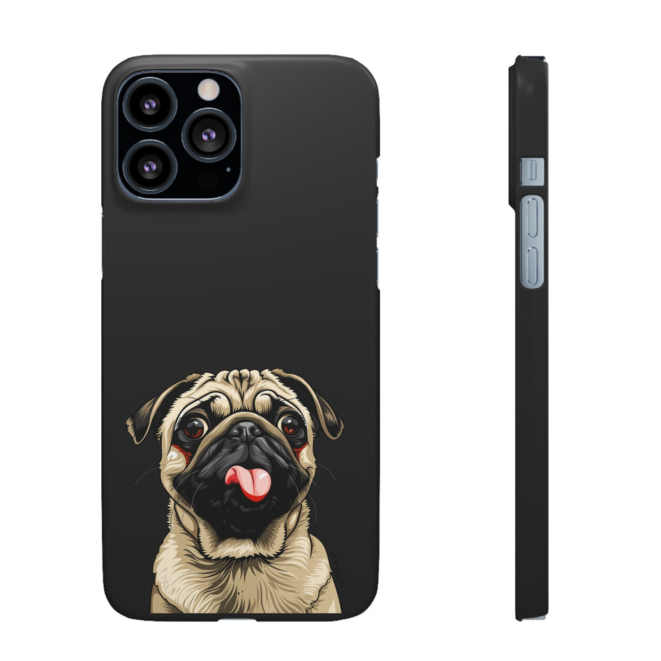 Pug Phone Case | I Love My Pug Phone Case | Pug iPhone & Samsung Galaxy Snap Cases
