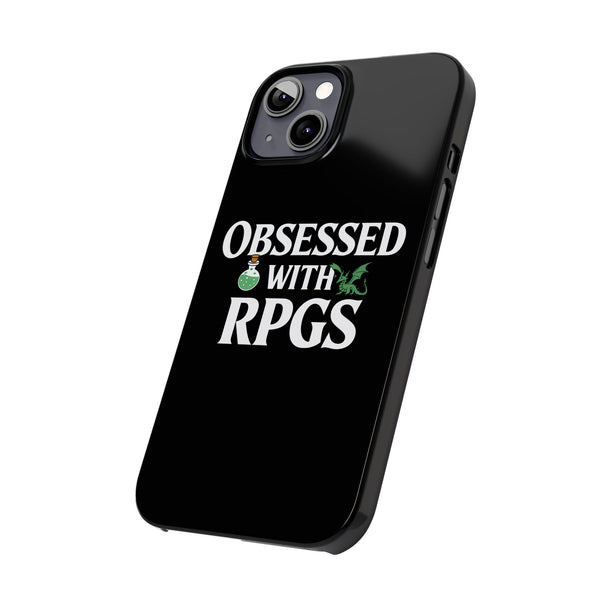 Premium Obsessed With RPGs iPhone Case | Role Playing Game Slim Phone Cases