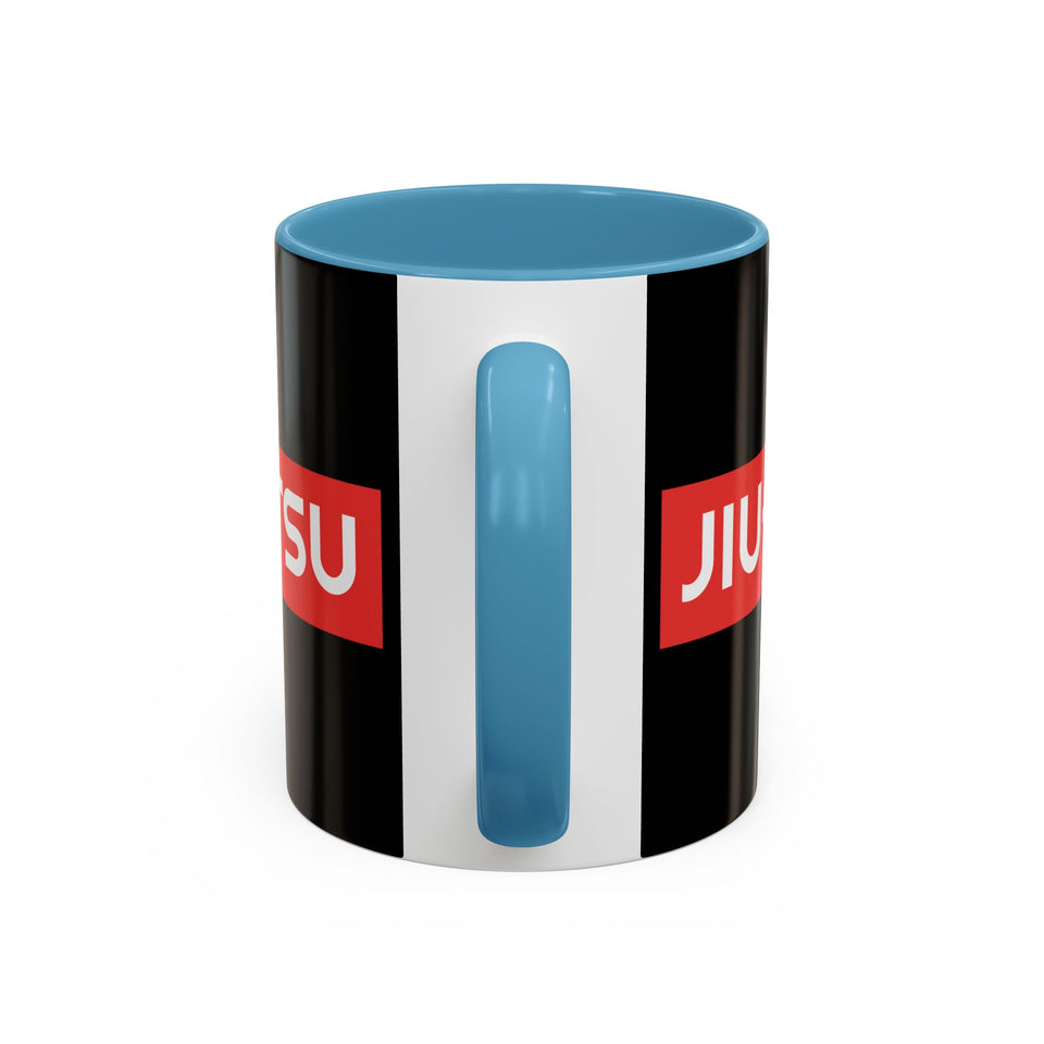 Brazilian Jiu Jitsu Surpassing | BJJ Accent Coffee Mug