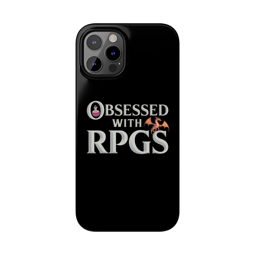 Premium Obsessed With RPGs iPhone Case | Fantasy Role Playing Game Slim Phone Cases