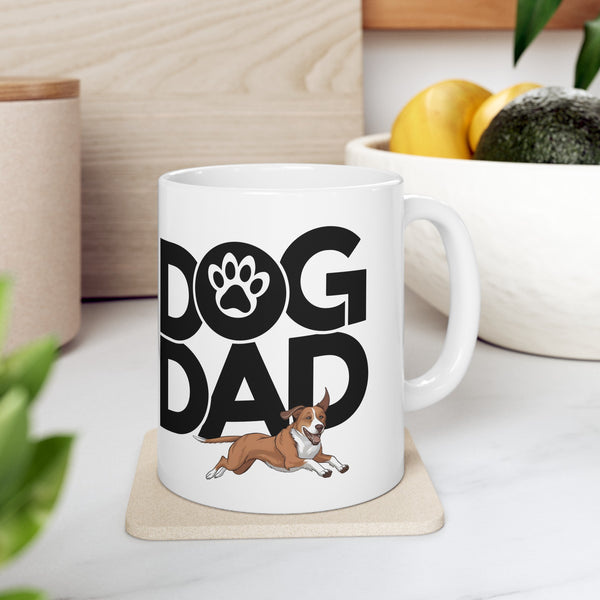 Dog Dad Mug White | Dog Dad Gift | Dog Dad Coffee Mug | Dog Dad Presents Mug 11oz