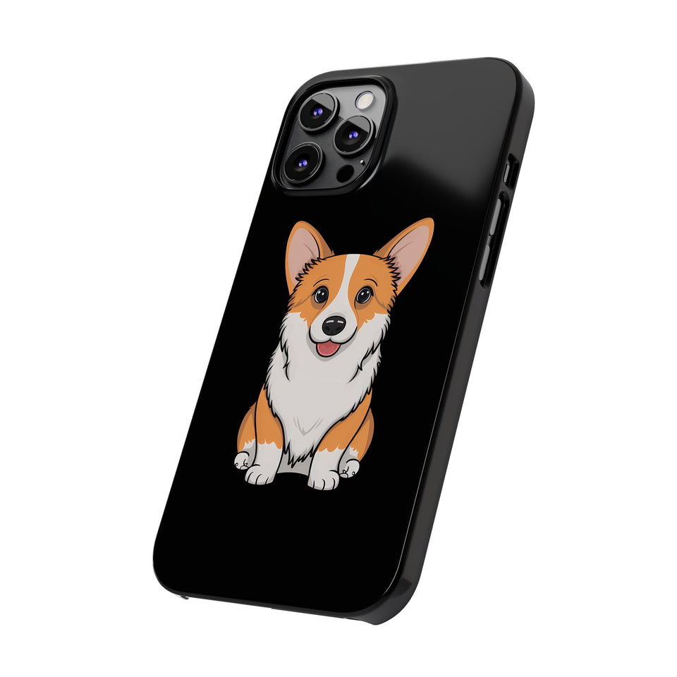 Cute Corgi Slim iPhone Case | Corgi Gift iPhone Case