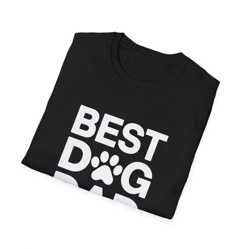 Best Dog Dad T-Shirt - Dog Dad Graphic Tee