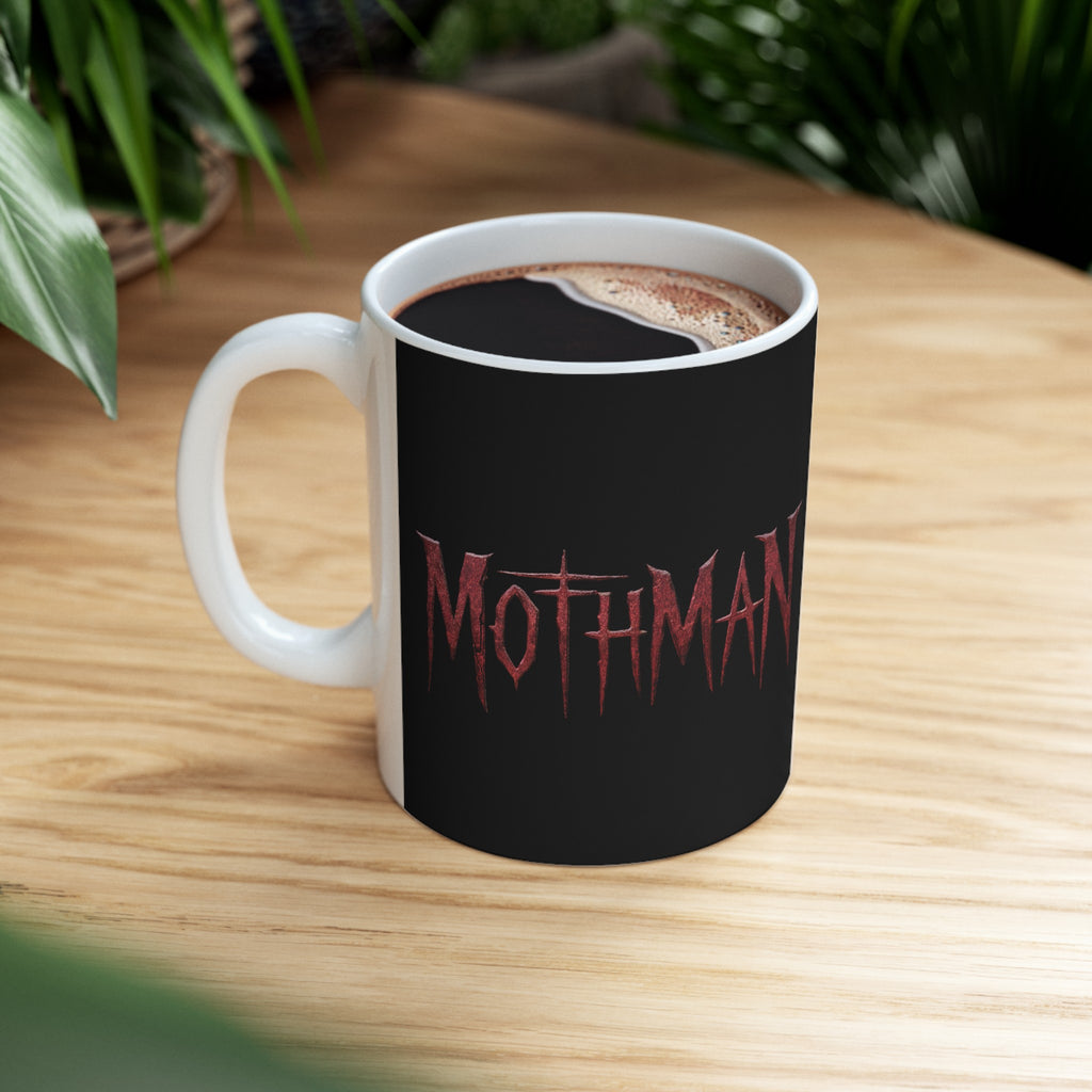 Mothman Mug | Cryptid Gift | Mothman Coffee Mug | Mythical Creature Gift Ideas Mug 11oz 2