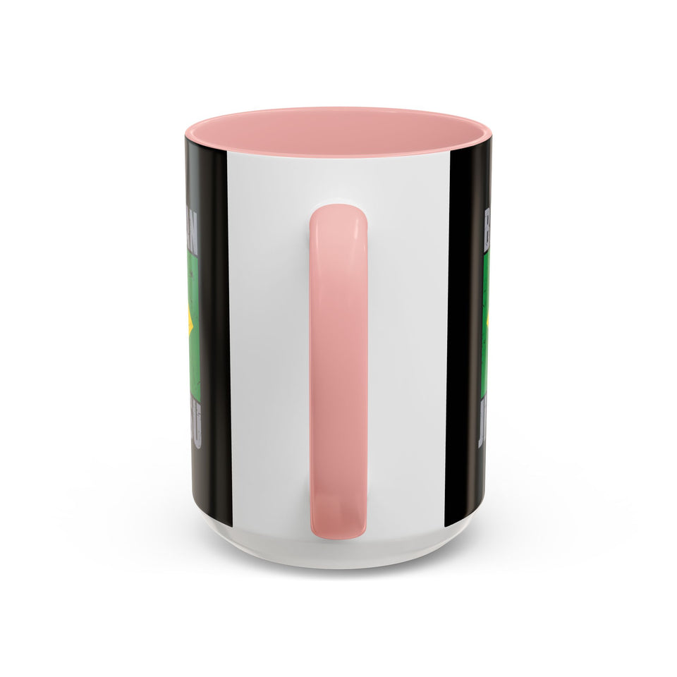Brazilian Jiu Jitsu Flag 2 | BJJ Accent Coffee Mug