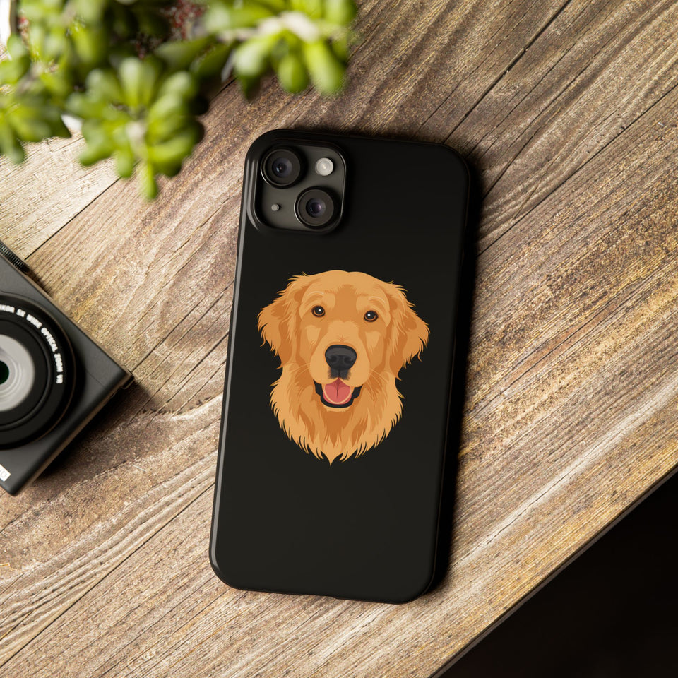 Premium Golden Retriever iPhone Case | Golden Retriever Gifts Slim Phone Cases