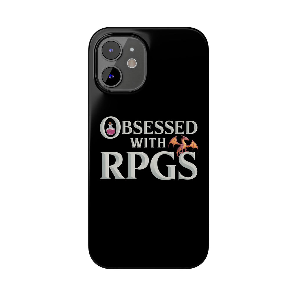Premium Obsessed With RPGs iPhone Case | Fantasy Role Playing Game Slim Phone Cases