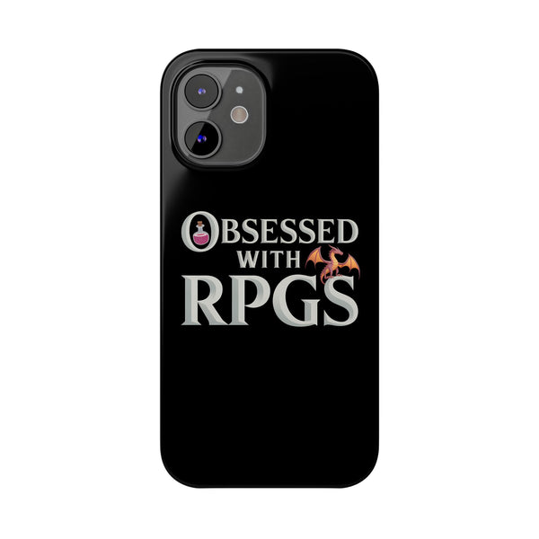 Premium Obsessed With RPGs iPhone Case | Fantasy Role Playing Game Slim Phone Cases