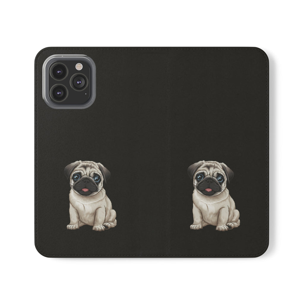 Pug iPhone & Samsung Wallet Phone Case | Pug Flip Cases