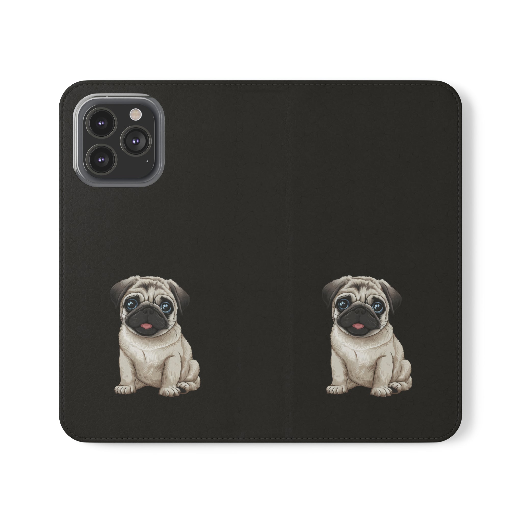 Pug iPhone & Samsung Wallet Phone Case | Pug Flip Cases