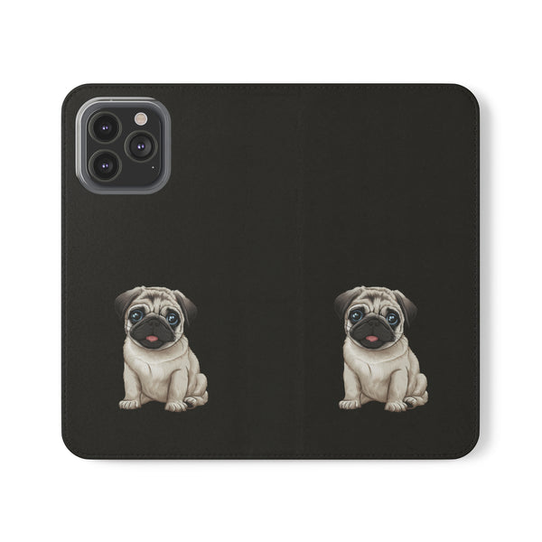 Pug iPhone & Samsung Wallet Phone Case | Pug Flip Cases