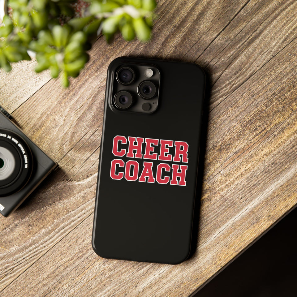 Premium Cheer Coach iPhone Case | Cheer Coach Gifts Slim Phone Cases